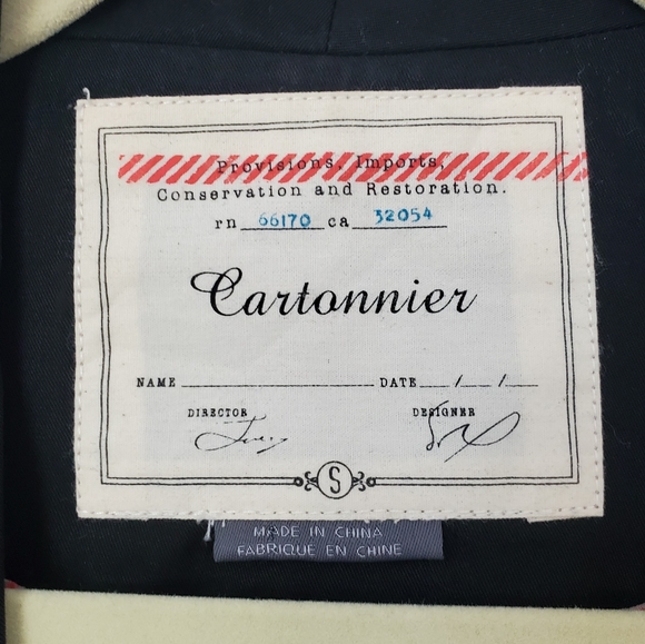 Women Anthropologie Cartonnier Black Blazer - Picture 3 of 7